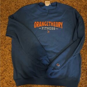 Champion Blue Crewneck Men's Sweater